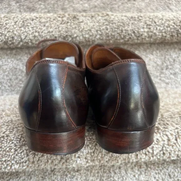 Gucci Men's Brown Leather Lace Ups Oxfords
